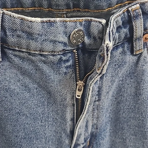 MONKI - Two-Tone Denim Jeans - Picture 3 of 6